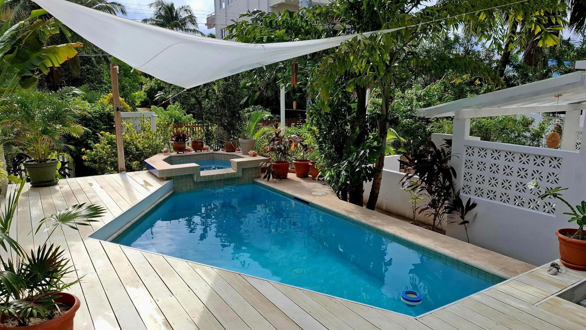 Amanda'S Place Green Studio - Pool And Tropical Garden เคย์คอล์กเกอร์ ภายนอก รูปภาพ