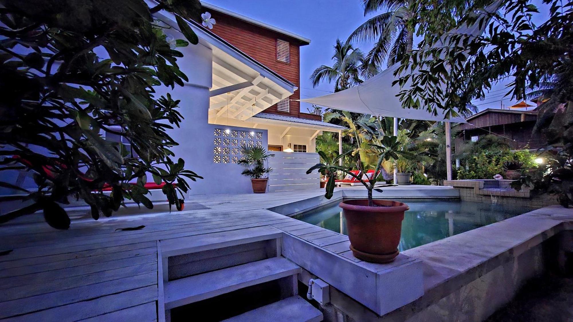 Amanda'S Place Green Studio - Pool And Tropical Garden เคย์คอล์กเกอร์ ภายนอก รูปภาพ